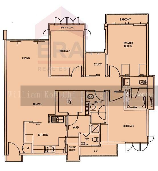 Grandeur 8, S$ 4,800 /月, 1,227 sqft, 公寓 - Condominium