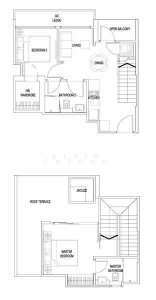 One Dusun Residences, S$ 3,988 /mo, 904 sqft, Condos - Condominium