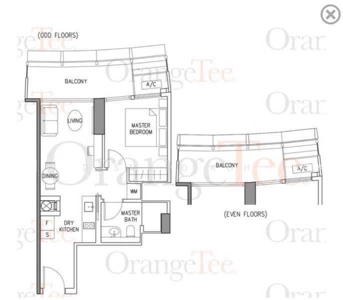 DUO Residences, S$ 4,500 (Negotiable) /mo, 614 sqft, Condos - Apartment