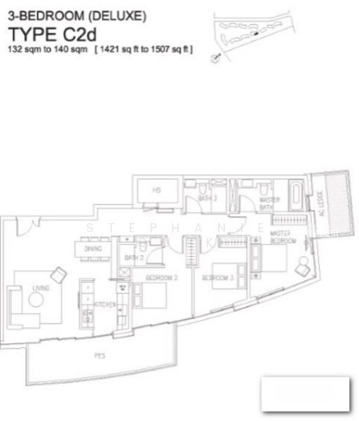 Corals at Keppel Bay, S$ 8,000 (Negotiable) /mo, 1,335 sqft, Condos - Condominium