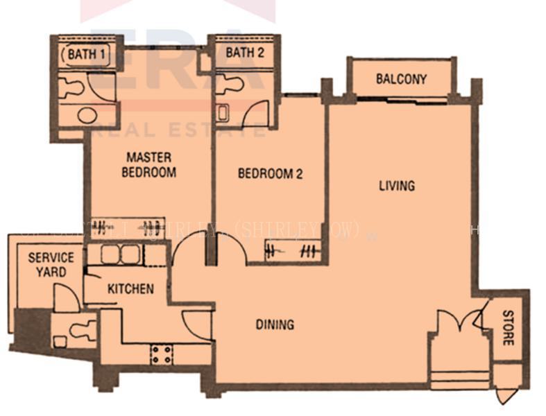 Meralodge, S$ 3,900 (可协商价格) /月, 1,109 sqft, 公寓 - Condominium