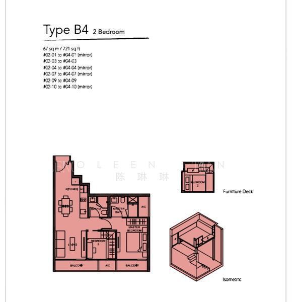 The Orient, S$ 4,400 (可协商价格) /月, 721 sqft, 公寓 - Condominium