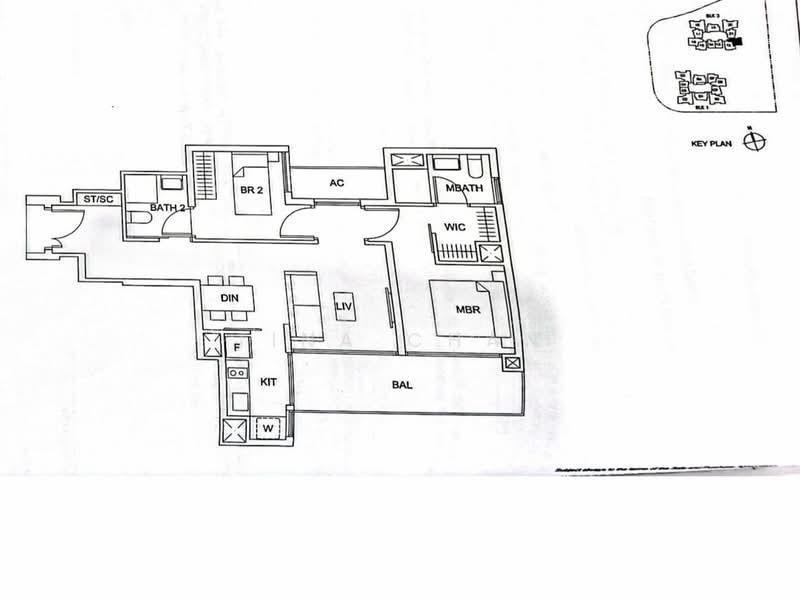 Sky Vue, S$ 4,900 (可协商价格) /月, 807 sqft, 公寓 - Condominium