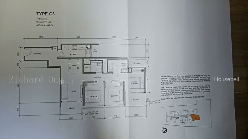 Jui Residences, S$ 5,600 /月, 947 sqft, 公寓 - Condominium