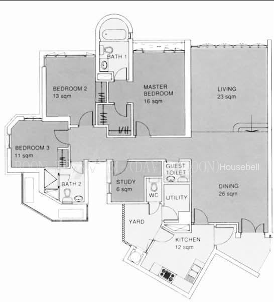 Valley Park, S$ 8,850 /mo, 1,658 sqft, Condos - Condominium