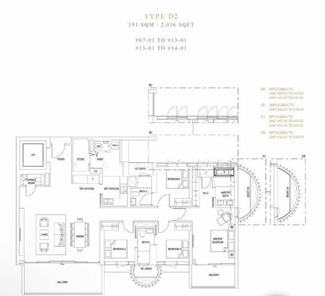 Klimt Cairnhill, S$ 8,300,000, 2,056 sqft, Condos - Condominium