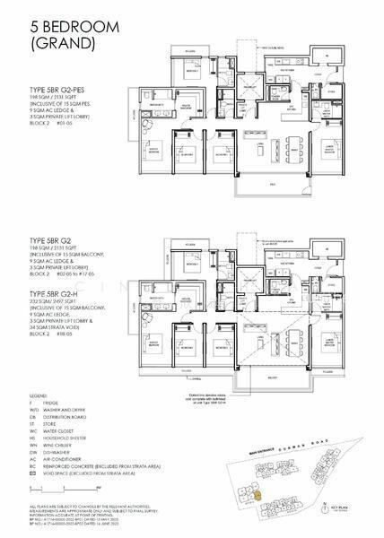 Grand Dunman, S$ 5,168,000, 2,131 sqft, Condos - Condominium