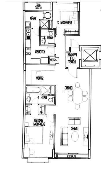 Freesia Woods, S$ 2,480,000 (可协商价格), 1,227 sqft, 公寓 - Condominium