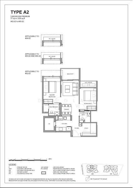 The Hillshore, S$ 1,888,000, 829 sqft, 公寓 - Condominium