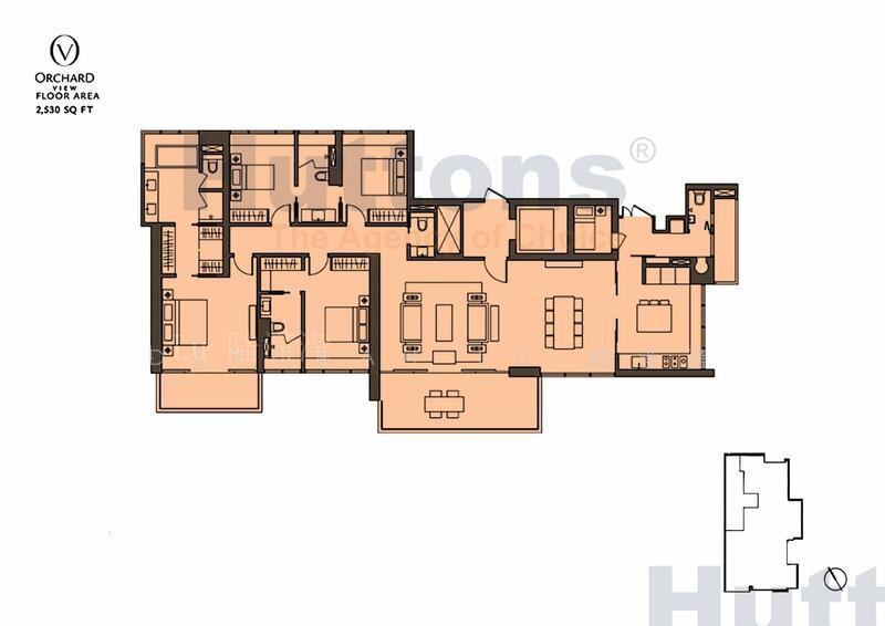 Orchard View, S$ 7,999,000 (Negotiable), 2,530 sqft, Condos - Condominium