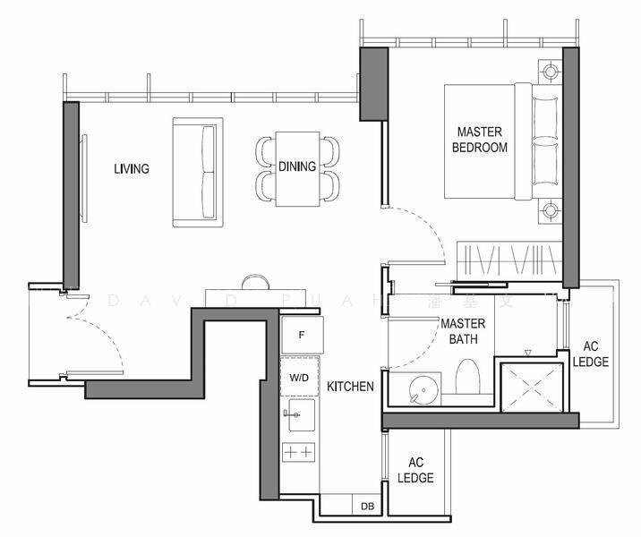 LIV @ MB, S$ 4,000 (最低价格) /月, 517 sqft, 公寓 - Condominium