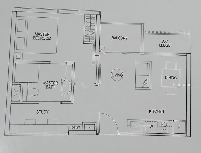 The Poiz Residences, S$ 3,800 (Negotiable) /mo, 527 sqft, Condos - Condominium
