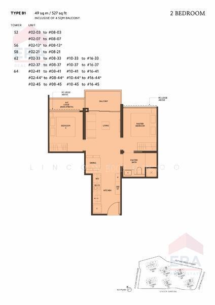 Lentor Mansion, S$ 1,550,000 (Negotiable), 527 sqft, Condos - Condominium