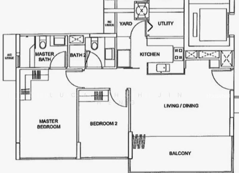 Watertown, S$ 1,999,000 (最低价格), 958 sqft, 公寓 - Condominium