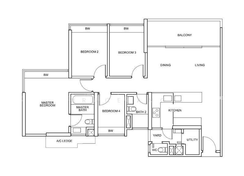 Centro Residences, S$ 2,800,000, 1,281 sqft, 公寓 - Condominium