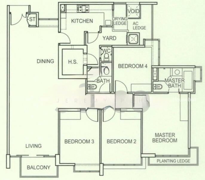 Park Green, S$ 1,738,888, 1,550 sqft, 公寓 - Condominium