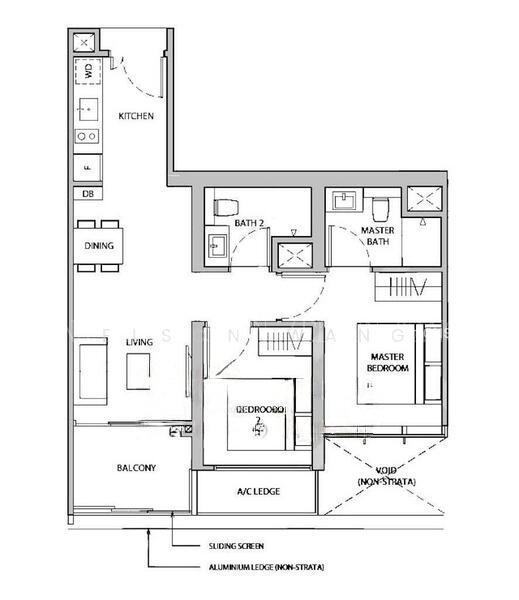 Dairy Farm Residences, S$ 1,270,000 (Negotiable), 719 sqft, Condos - Condominium