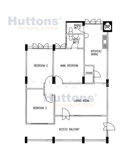 662 Yishun Avenue 4, S$ 950 (Negotiable) /mo, 100 sqft, HDB - 4 STD
