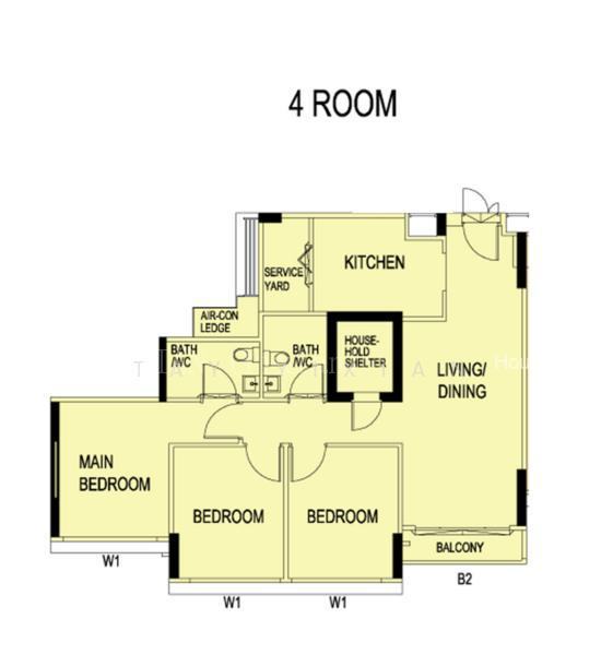 623C Punggol Central, S$ 698,888 (Negotiable), 1,011 sqft, HDB - 4 A
