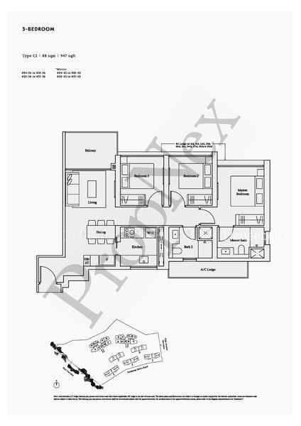Avenue South Residence, S$ 2,250,000, 947 sqft, Condos - Condominium