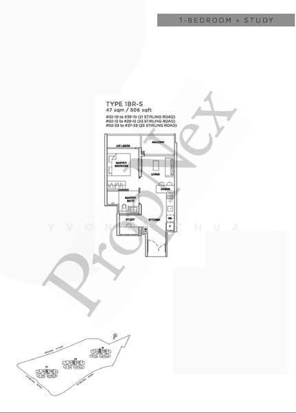 Stirling Residences, S$ 1,190,000 (Starting From), 506 sqft, Condos - Condominium