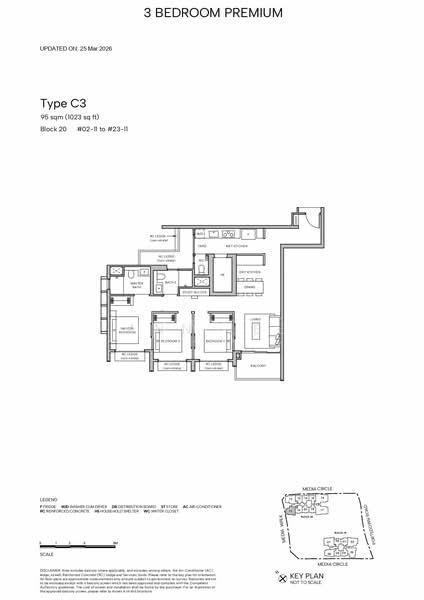 Hudson Place Residences, S$ 1,399,000, 646 sqft, 公寓 - Apartment