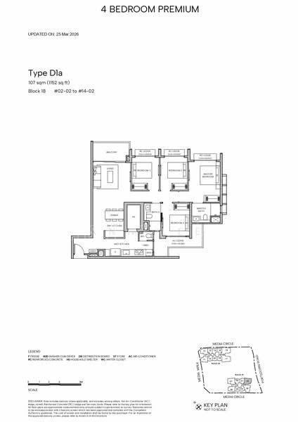 Hudson Place Residences, S$ 1,399,000, 646 sqft, 公寓 - Apartment