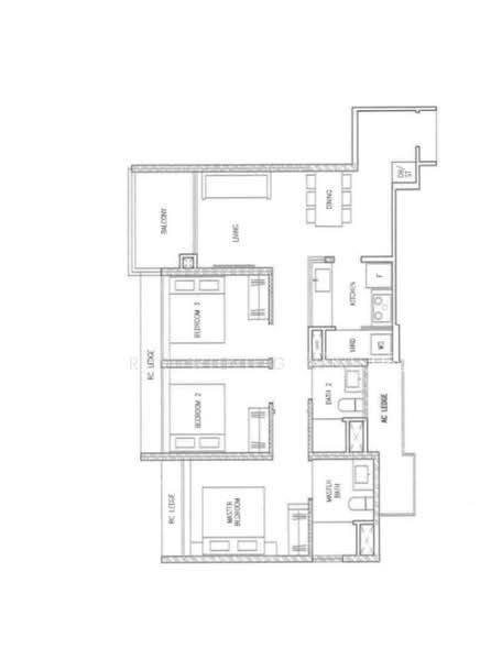 The Botany at Dairy Farm, S$ 2,099,999 (Negotiable), 883 sqft, Condos - Condominium