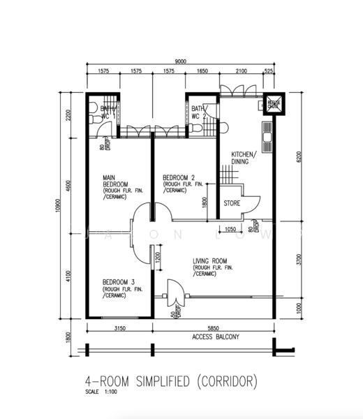 238 Serangoon Avenue 2, S$ 630,000, 904 sqft, 组屋 - 4 S