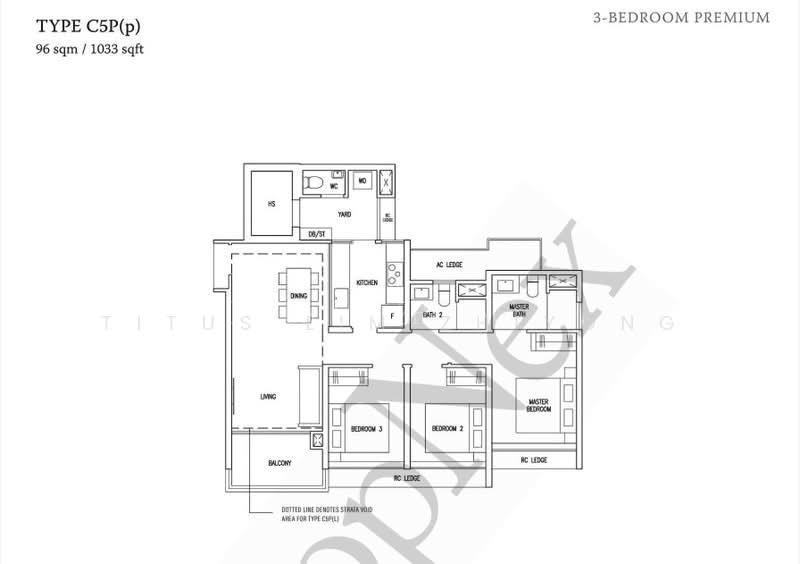 The Botany at Dairy Farm, S$ 2,200,000 (最低价格), 1,033 sqft, 公寓 - Condominium