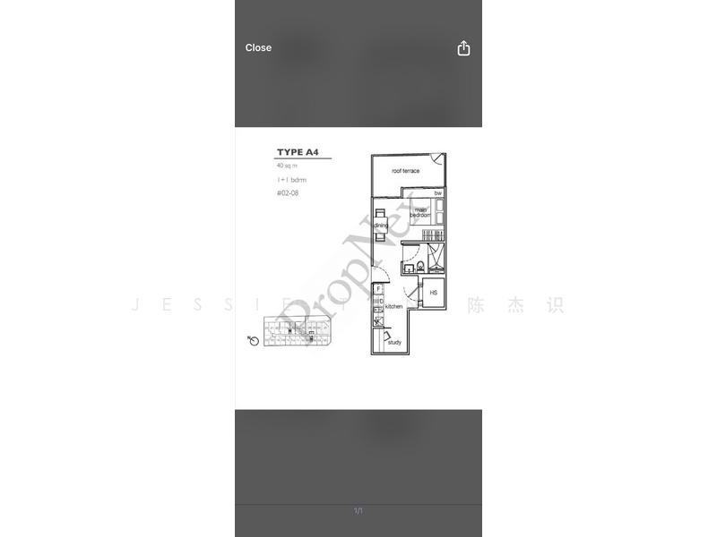 Sycamore Tree, S$ 3,200 (可协商价格) /月, 431 sqft, 公寓 - Apartment