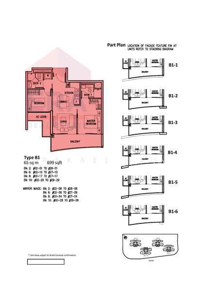 Eight Riversuites, S$ 1,420,000 (Negotiable), 700 sqft, Condos - Condominium