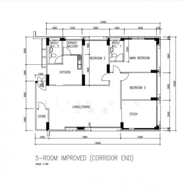 760 Choa Chu Kang North 5, S$ 650,000 (最低价格), 1,378 sqft, 组屋 - 5 I