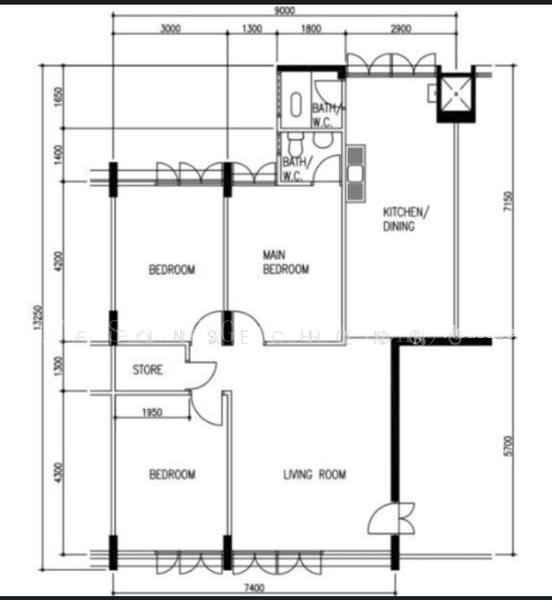 347 Clementi Avenue 5, S$ 600,000, 990 sqft, HDB - 4 NG