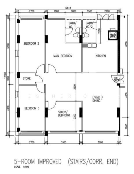 530 Serangoon North Avenue 4, S$ 870,000 (可协商价格), 1,313 sqft, 组屋 - 5 I