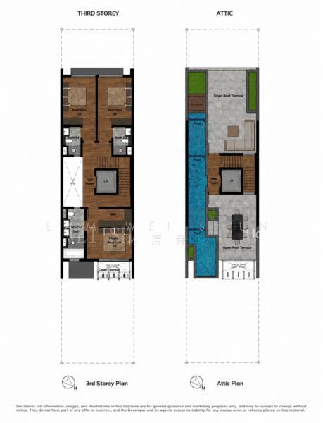 ⭐️Brand New⭐️Freehold⭐️Infinity Pool⭐️South Facing⭐️Lift⭐️1km Haig Girls & TKPS, S$ 7,500,000, 5,185 sqft, 有地 - Terraced House