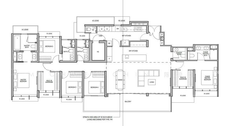 Tembusu Grand, S$ 7,888,000, 2,691 sqft, 公寓 - Condominium
