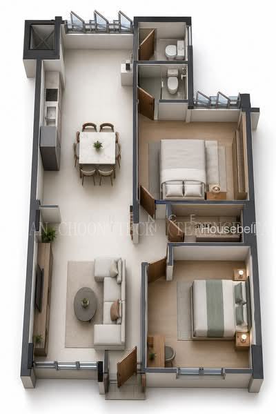 745 Yishun Street 72, S$ 428,000, 721 sqft, HDB - 3 NG