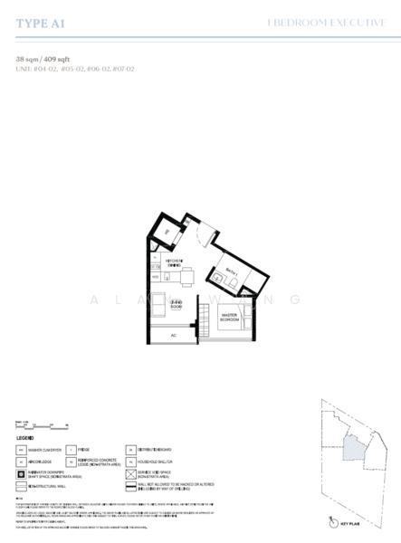 Mount Emily, S$ 995,000 (Starting From), 409 sqft, Condos - Apartment