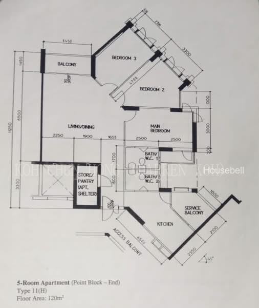 109 Rivervale Walk, S$ 660,000 (Negotiable), 1,292 sqft, HDB - 5 I