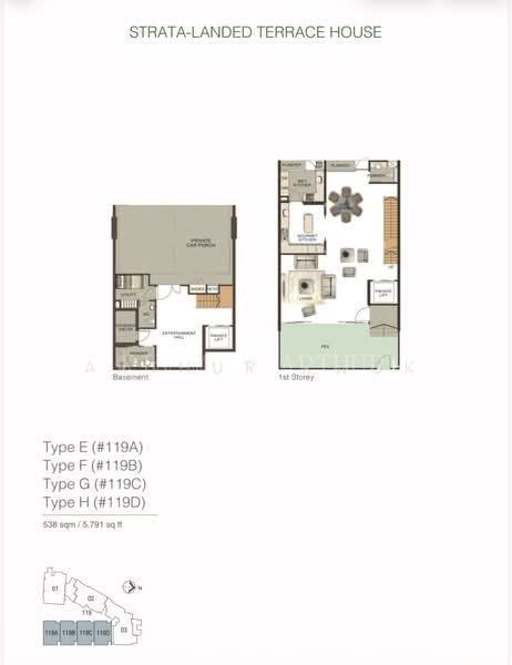 Residences @ Emerald Hill, S$ 11,922,000 (Negotiable), 5,791 sqft, Condos - Cluster House