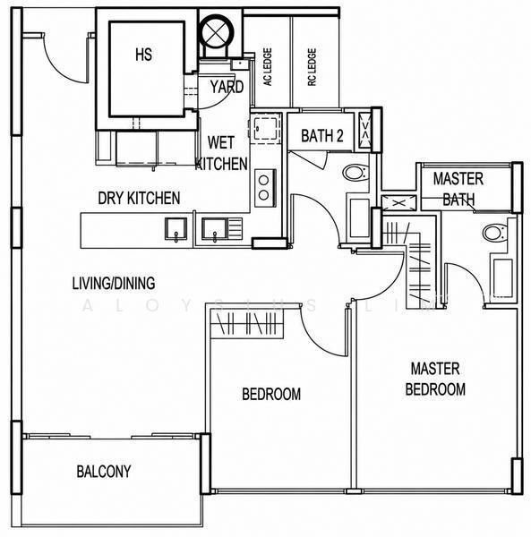 The Seawind @ Telok Kurau, S$ 2,100,000 (Negotiable), 936 sqft, Condos - Condominium