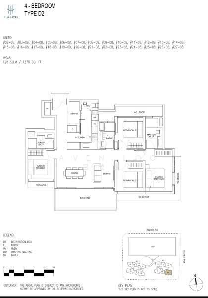 Hillhaven, S$ 2,300,000, 947 sqft, 公寓 - Condominium