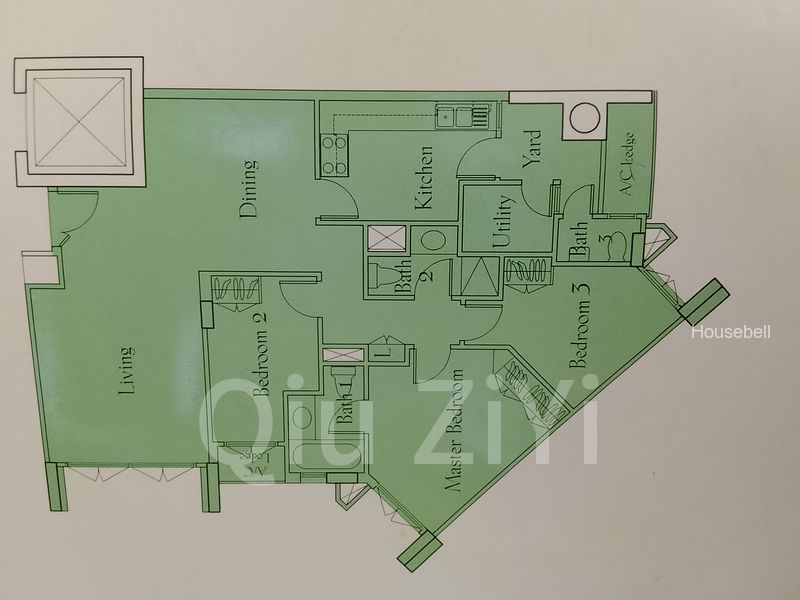 Hillbrooks, S$ 1,998,888, 1,066 sqft, Condos - Condominium