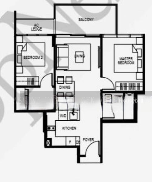 The Gazania, S$ 1,698,800 (Starting From), 700 sqft, Condos - Condominium