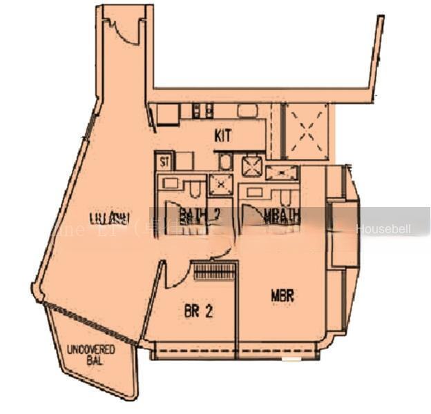 d'Leedon (Former Farrer Court), S$ 2,400,000 (可协商价格), 1,076 sqft, 公寓 - Condominium