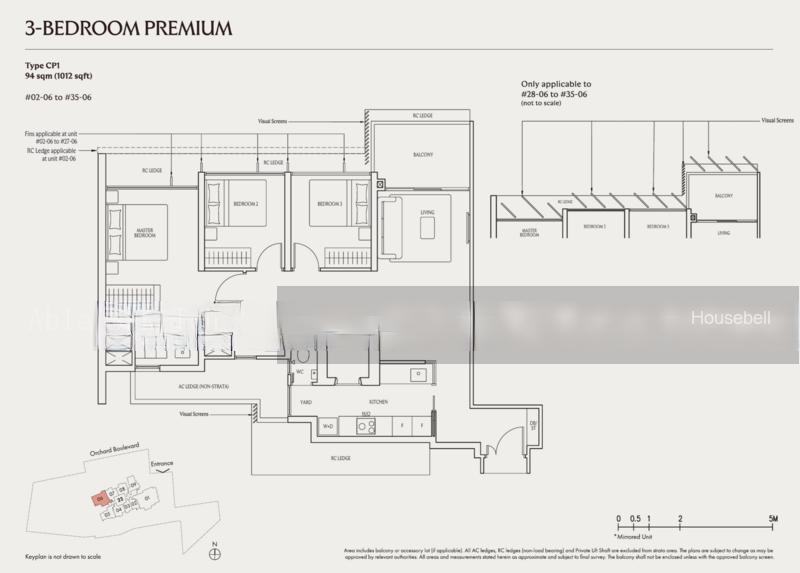 ⭐⭐ CHEAPER, New Condo,Next to Orchard Boulevard MRT, S$ 3,000,000 (Starting From), 1,012 sqft, Condos - Condominium