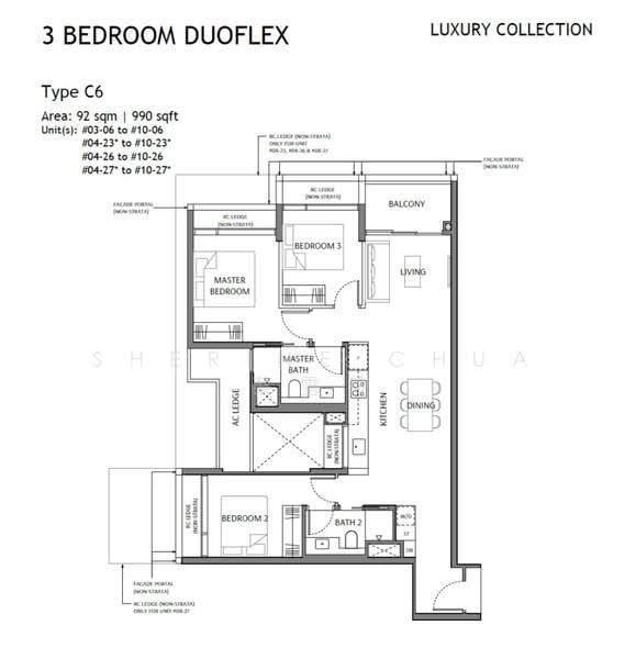 The Robertson Opus, S$ 3,213,000 (Starting From), 990 sqft, Condos - Condominium