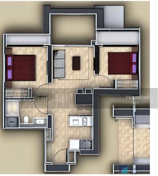 Avenue South Residence, S$ 1,528,000, 657 sqft, Condos - Condominium