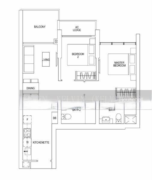 Parc Riviera, S$ 1,350,000 (Starting From), 710 sqft, Condos - Condominium